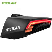 Meilan X5 bicycle turning light signal wireless bike turn signals tail light