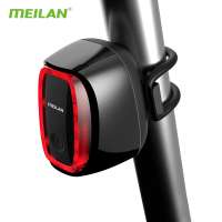 Meilan X6 Smart Bicycle rear light USB rechargeable Safety Tail Lights Brake Detect Waterproof for Cycling Bike 7 Lighting Mode